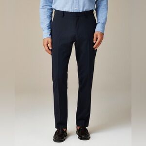 J CREW Ludlow Traveler Slim-fit suit pant in Italian stretch wool blend 32 $248